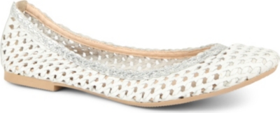 DUNE Malawi woven leather pumps