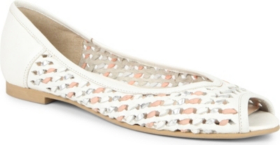 DUNE Mayhem peep-toe pumps