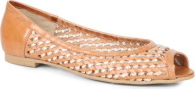 DUNE Mayhem peep-toe pumps
