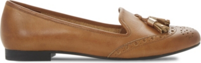 dune loki flat tassel loafers