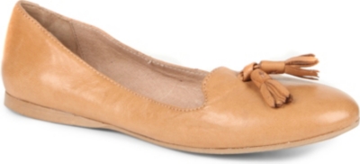 DUNE Longacres leather tassel slippers