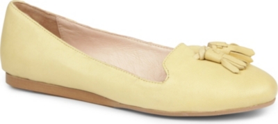 DUNE Longacres leather tassel slippers
