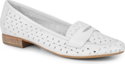 DUNE Lollipop cut-out loafers