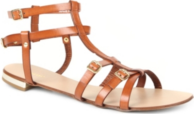 DUNE Jazmine leather gladiator sandals
