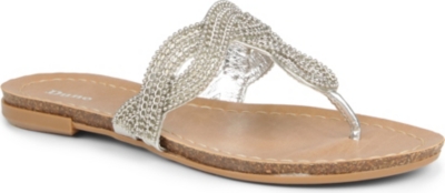 DUNE Jenna chain-embellished sandals