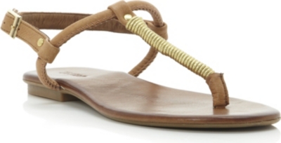 DUNE Jas metallic sandals