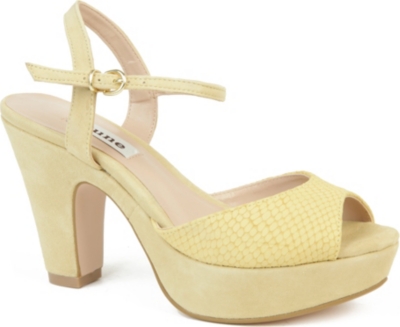 DUNE Florida suede sandals