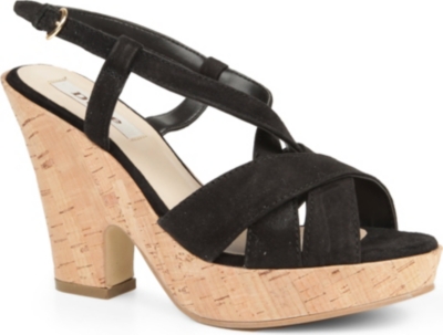 DUNE Frizzle suede sandals