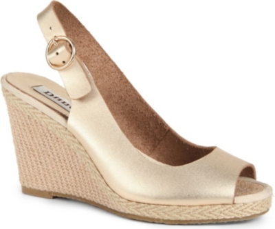 DUNE Gleeful wedge sandals