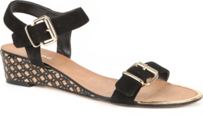 DUNE Geesha wedge sandals