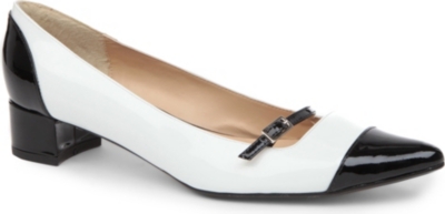 DUNE Apex patent leather courts