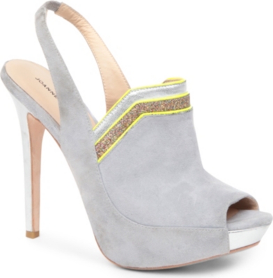 DUNE Happy Hour suede slingback sandals