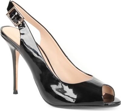 DUNE Hooray patent slingback sandals