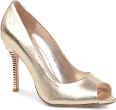 DUNE Dray metallic leather courts