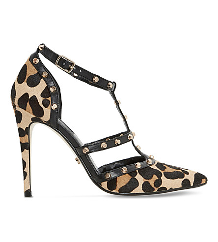 DUNE - Daenerys leopard-print court shoes | Selfridges.com