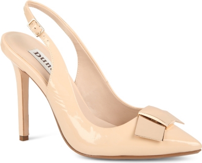 DUNE Cadet patent slingback court shoes