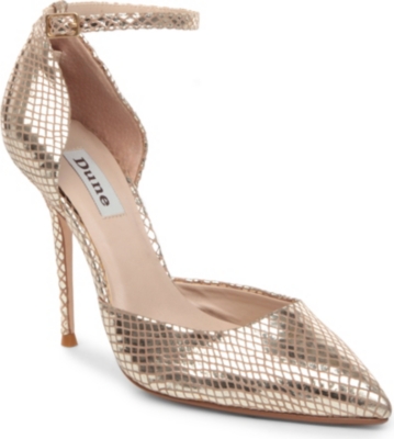 DUNE Charm patent pointed court shoe