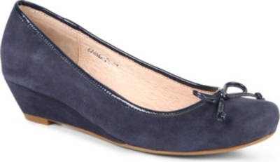 BERTIE Averie suede wedges