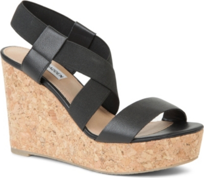 STEVE MADDEN Terror cork wedge sandals