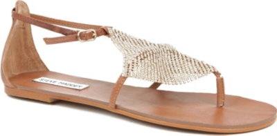 STEVE MADDEN Shineyy metallic sandals
