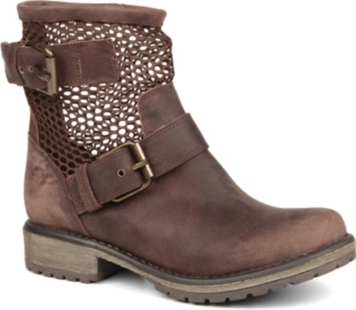 STEVE MADDEN Flank fishnet leather boots