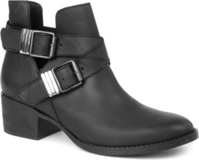 STEVE MADDEN Grizz leather ankle boots