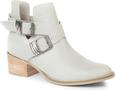 STEVE MADDEN Grizz leather ankle boots