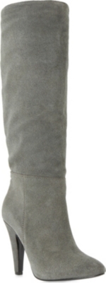 steve madden gray suede booties
