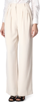 REISS Harperie pleat-front trousers