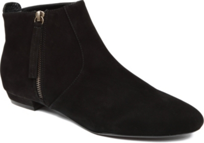 REISS Lara flat ankle boots
