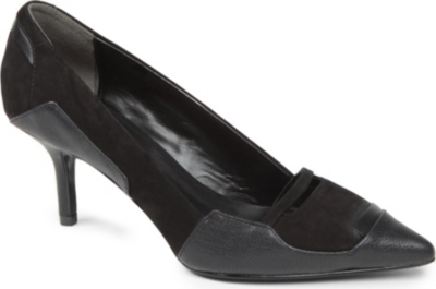 REISS Maude court shoes
