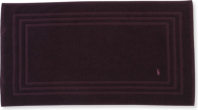 RALPH LAUREN HOME Player bath mat bordeaux