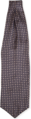 THE KOOPLES Printed silk cravat