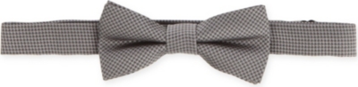 THE KOOPLES Silk houndstooth bow tie