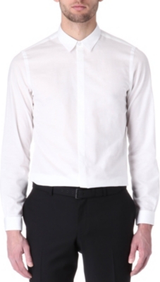 THE KOOPLES Dandy linen single-cuff shirt