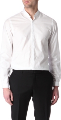 THE KOOPLES Stand-collar single-cuff shirt