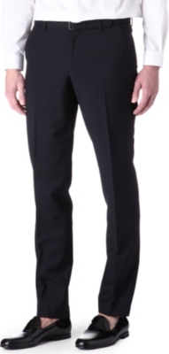 THE KOOPLES Navy belted suit trousers