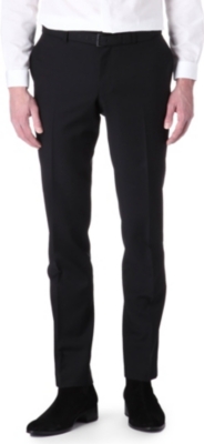 THE KOOPLES Black fitted suit trousers