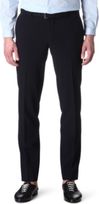 THE KOOPLES Wool seersucker-weave suit trousers