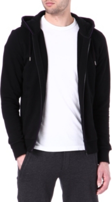 THE KOOPLES SPORT Crest-detail zip-up hoody