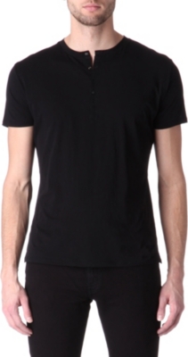 THE KOOPLES Semi-sheer cotton t-shirt