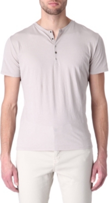 THE KOOPLES Semi-sheer cotton t-shirt