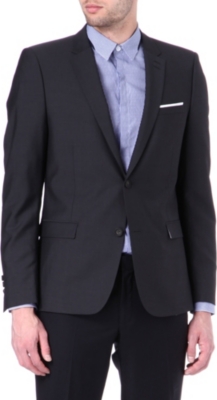 THE KOOPLES SPORT Wool and mohair sport suit jacket