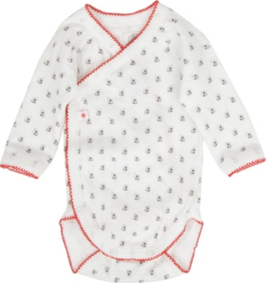 PETIT BATEAU Floral bodysuit newborn-12 months
