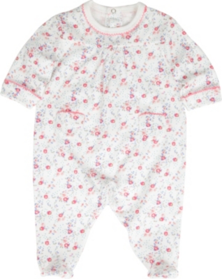 PETIT BATEAU Floral sleepsuit newborn-24 months
