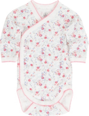 PETIT BATEAU Floral bodysuit newborn-12 months