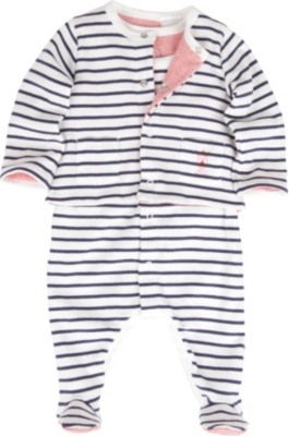 PETIT BATEAU Sleepsuit and jacket set newborn-12 months