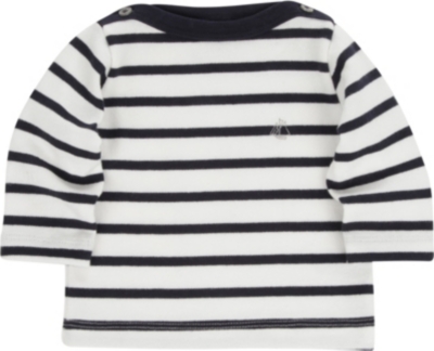 PETIT BATEAU Unisex marinière jumper 3 months-3 years