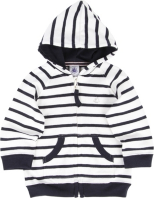 PETIT BATEAU Striped hoody 3-36 months