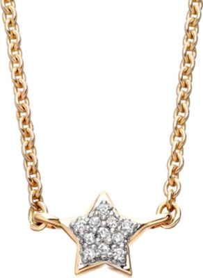 ASTLEY CLARKE Diamond Star 14ct gold pendant necklace